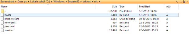 Modify the windows Host File